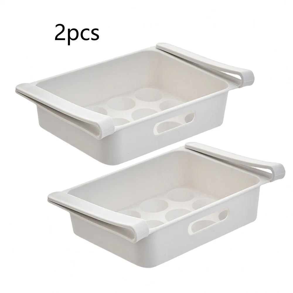 Multi-Functional Stackable Refrigerator Storage Drawers Egg Fruit Organizer