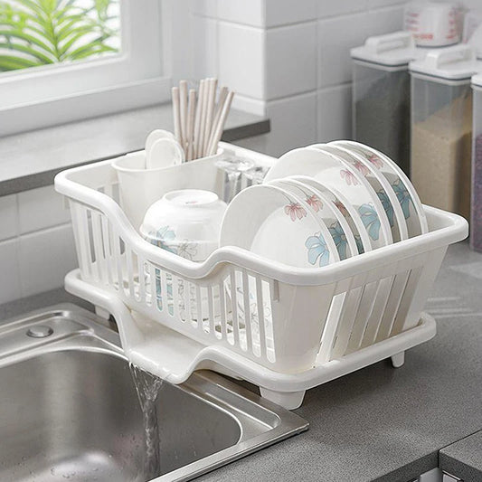 Kitchen Drainage Rack Countertop Dish Drying Rack With Drainer Board