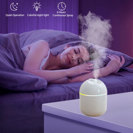 270ML Cool Mist Air Humidifier Aroma Diffuser LED Night Light