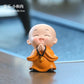 Mini Buddha Statue Tibetan Buddhist Monk Zen Garden Ornament