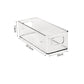 Refrigerator Organizer Plastic Crisper Transparent Box Stackable Refrigerator Food Storage Box Kitchen Acrylic Food Freezer Tool