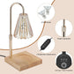 Lightess Electric Candle Warmer Lamp Adjustable Timer Dimmer Home Decor