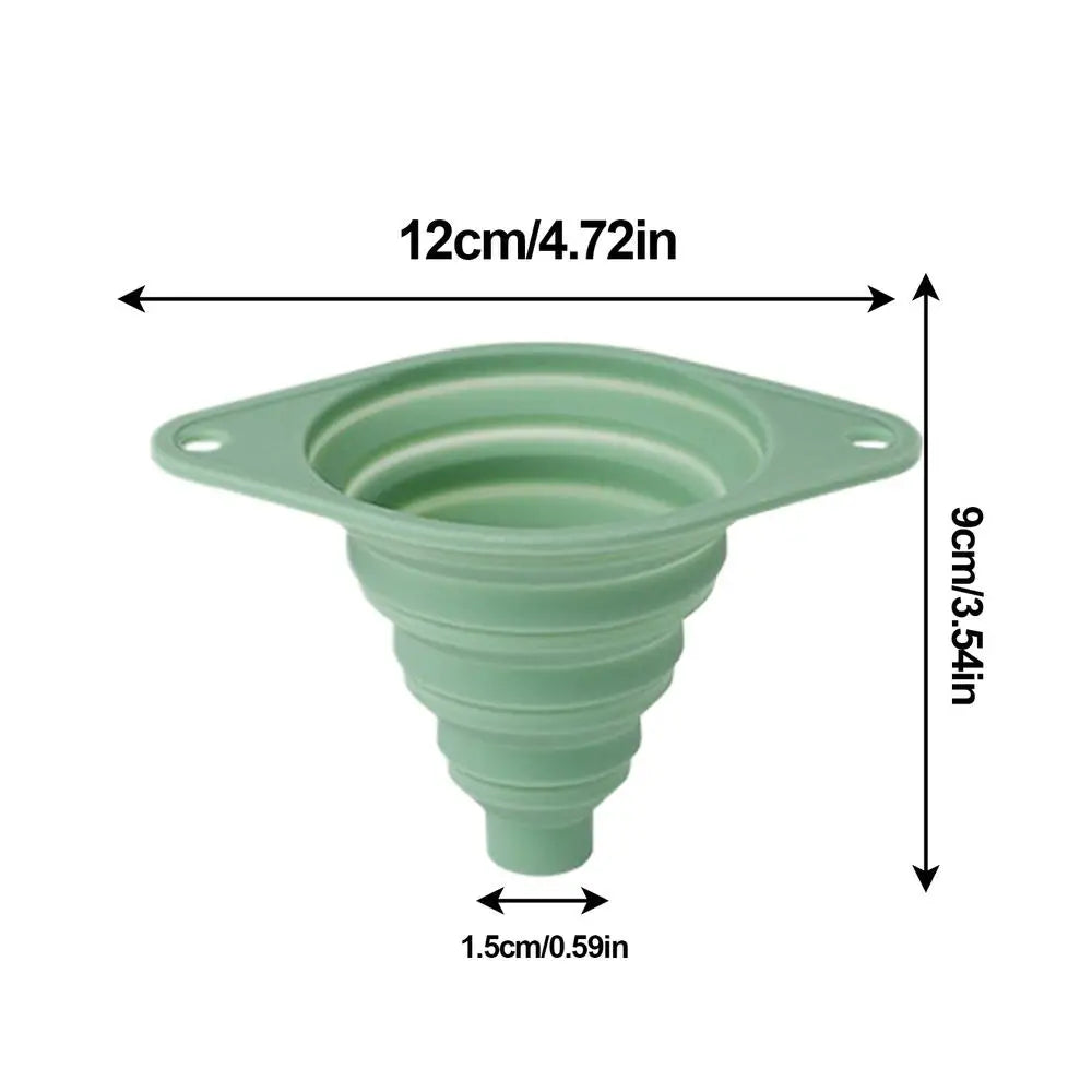 Kitchen Funnel Foldable Funnel Silicone Funnels  Portable Funnels For Fuel  Beer Oil Filling Bottles Pot Funnel Kitchen Tools