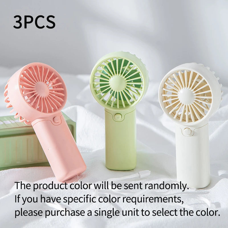 Cute Mini Portable Handheld Fan Lightweight Pocket Size Electric Fan