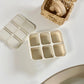 12 Grid Square Ice Cube Tray With Lid Freezer Mold