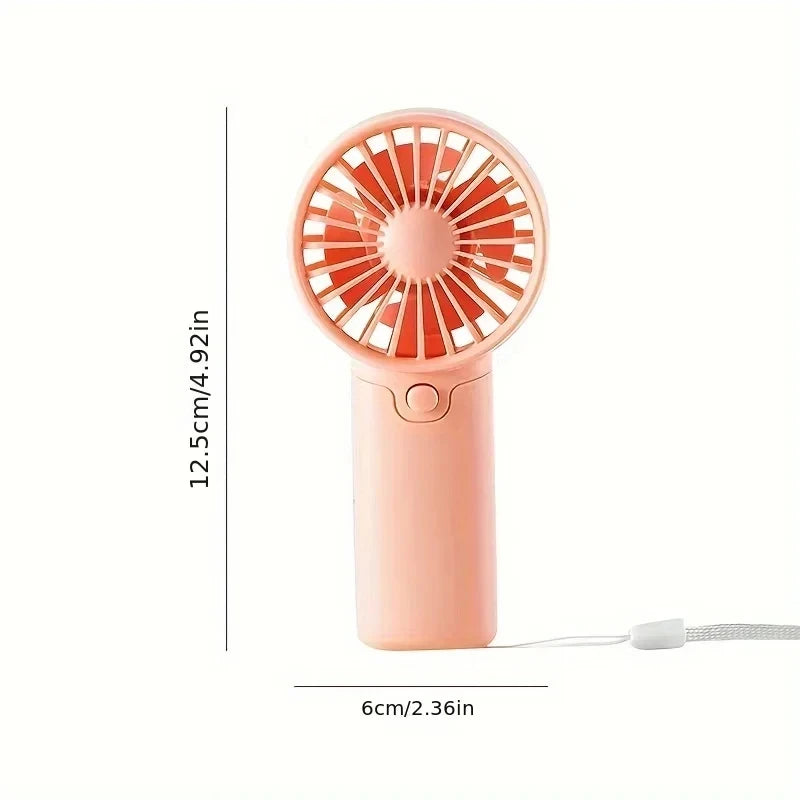 Cute Mini Portable Handheld Fan Lightweight Pocket Size Electric Fan