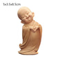 Mini Buddha Statue Tibetan Buddhist Monk Zen Garden Ornament