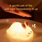 Big Face Rabbit Night Light Cute Silicone Touch Lamp