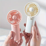 Cute Mini Portable Handheld Fan Lightweight Pocket Size Electric Fan