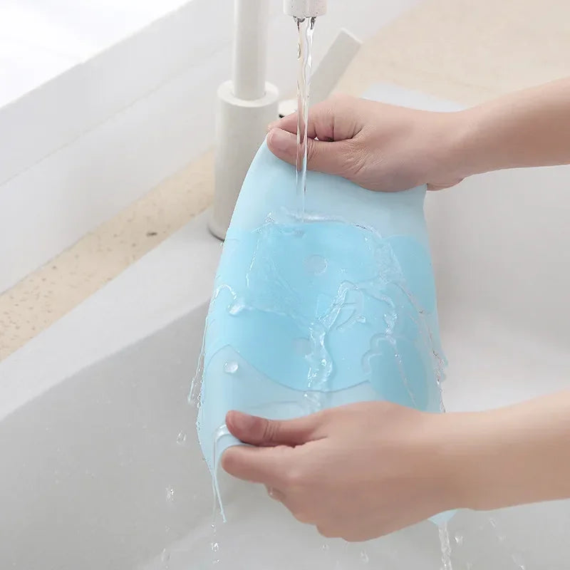 Reusable Silicone Stretch Lids Leak-Proof Covers 3”-12” Containers