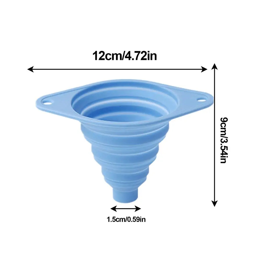 Kitchen Funnel Foldable Funnel Silicone Funnels  Portable Funnels For Fuel  Beer Oil Filling Bottles Pot Funnel Kitchen Tools