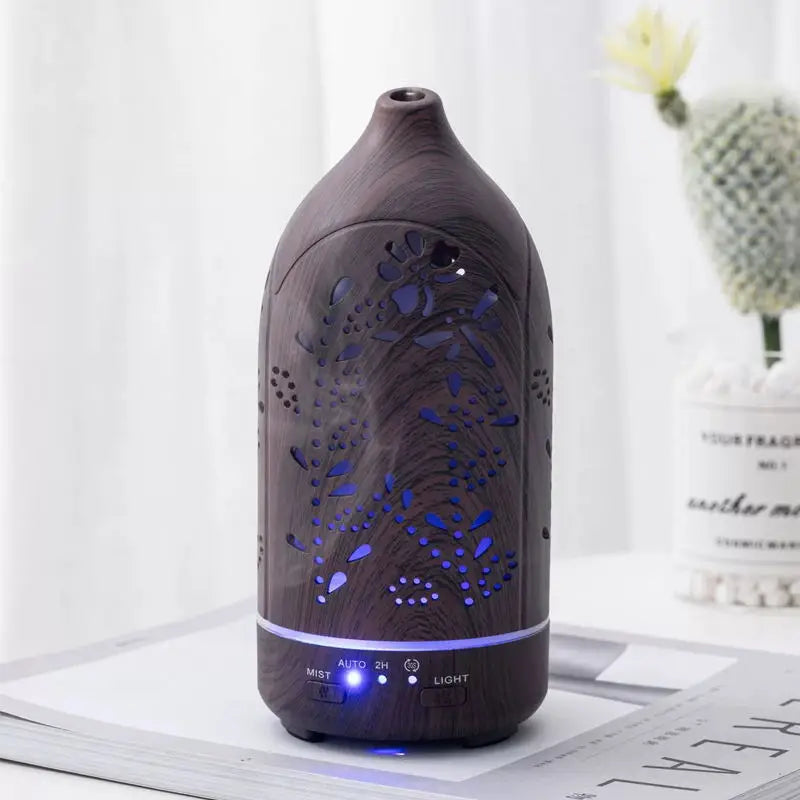 Ultrasonic Essential Oil Diffuser 100ML LED Cool Mist Aromatherapy