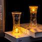 LED Crystal Table Lamp Flameless Battery Candle Atmosphere Night Light