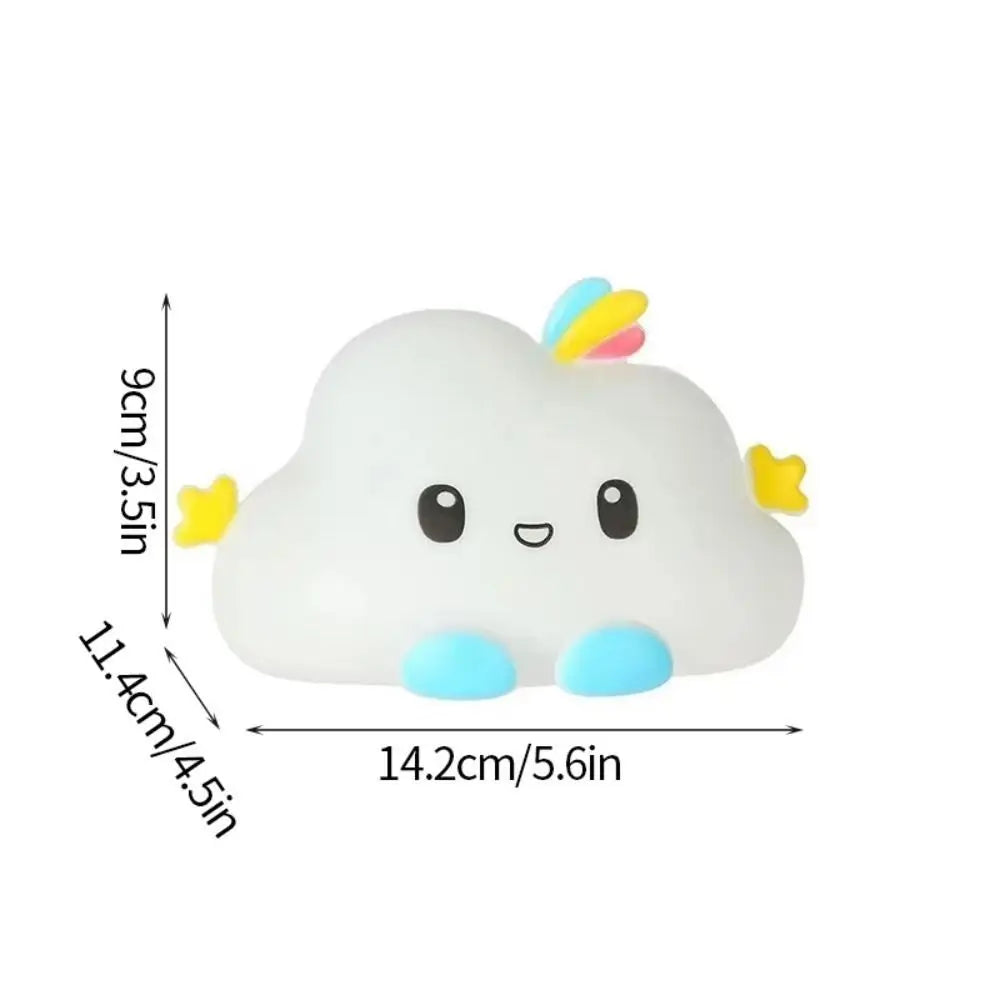 Cute Cloud Cartoon Night Light Portable Mini Bedside Table Lamp