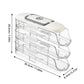Multi layer combination automatic rolling egg box, refrigerator storage box dedicated side door egg tray,  refrigerator egg rack