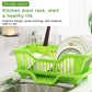 Kitchen Drainage Rack Countertop Dish Drying Rack With Drainer Board