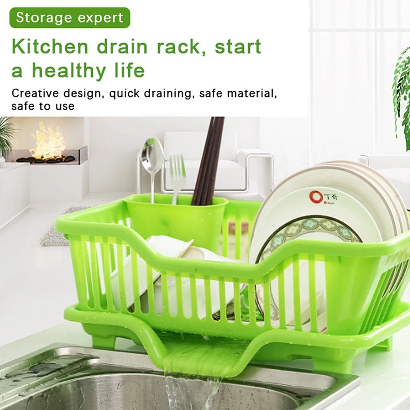 Kitchen Drainage Rack Countertop Dish Drying Rack With Drainer Board