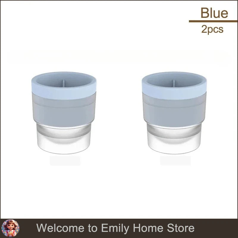 Silicone DIY Homemade Ice Hockey Box Round Creative Large Ice Cube Mold Bar Whiskey Cocktail Drink Summer Freezer Cooling Tool