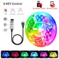 RGB LED Strip Lights APP Control Flexible Room Decoration Tape
