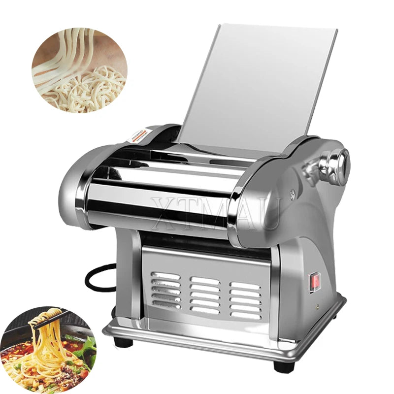 Electric Noodle Stainless Steel Dough Sheeter Dough Roller Automatic Pasta Maker Machine