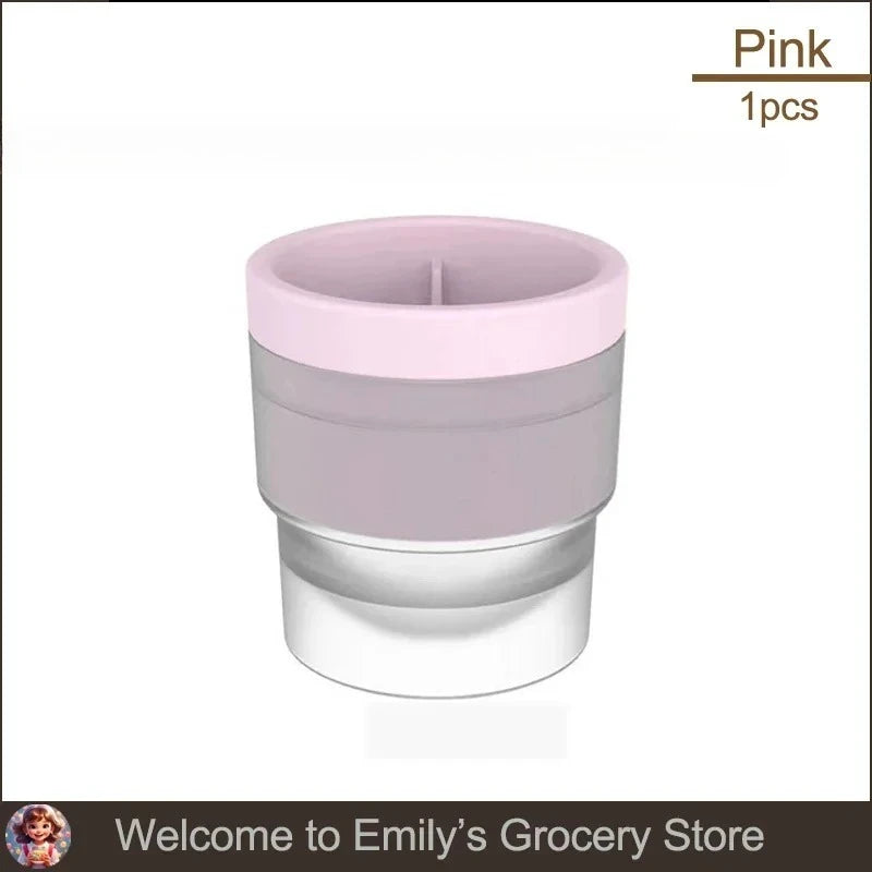 Silicone DIY Homemade Ice Hockey Box Round Creative Large Ice Cube Mold Bar Whiskey Cocktail Drink Summer Freezer Cooling Tool