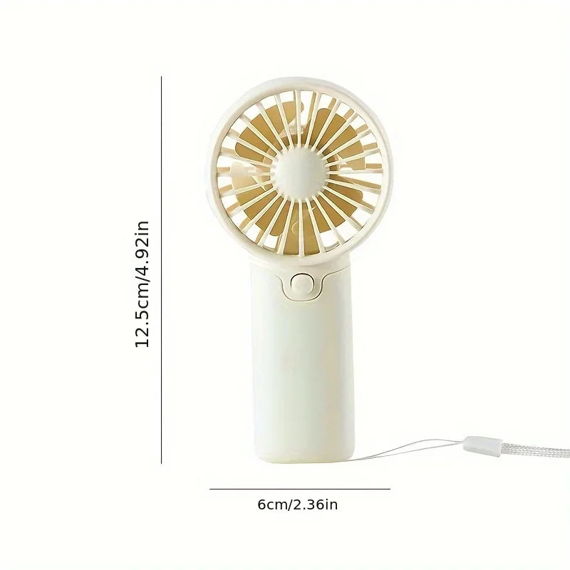 Cute Mini Portable Handheld Fan Lightweight Pocket Size Electric Fan