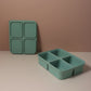12 Grid Square Ice Cube Tray With Lid Freezer Mold