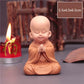 Mini Buddha Statue Tibetan Buddhist Monk Zen Garden Ornament