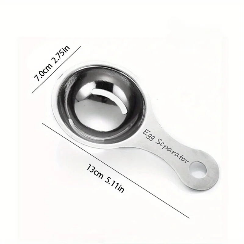 1pc Stainless Steel Egg Separator, Yolk White Divider, Egg Yolk Separator Tool, Kitchen Tool