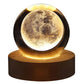 3D Crystal Ball Lamp Galaxy Planetary USB Night Light