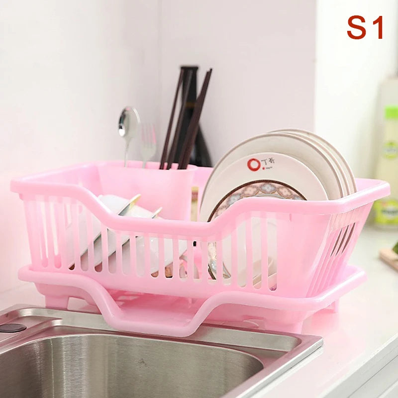 Kitchen Drainage Rack Countertop Dish Drying Rack With Drainer Board