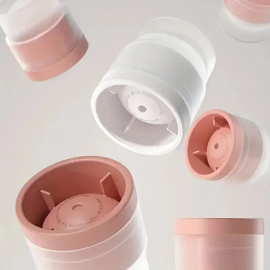 Silicone DIY Homemade Ice Hockey Box Round Creative Large Ice Cube Mold Bar Whiskey Cocktail Drink Summer Freezer Cooling Tool