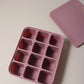 12 Grid Square Ice Cube Tray With Lid Freezer Mold