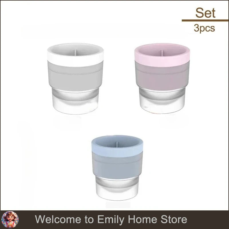 Silicone DIY Homemade Ice Hockey Box Round Creative Large Ice Cube Mold Bar Whiskey Cocktail Drink Summer Freezer Cooling Tool