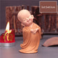 Mini Buddha Statue Tibetan Buddhist Monk Zen Garden Ornament