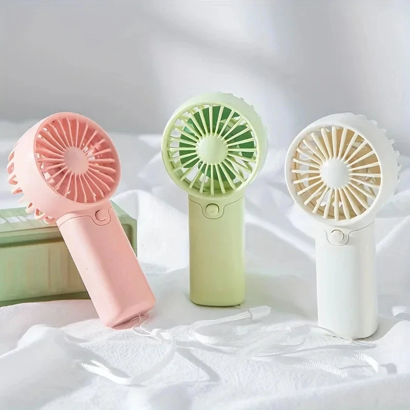 Cute Mini Portable Handheld Fan Lightweight Pocket Size Electric Fan