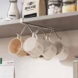 4/6 Hook Coffee Mug Holder Stainless Steel Kitchen Rack