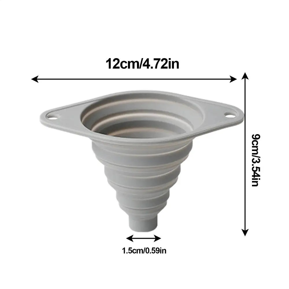 Kitchen Funnel Foldable Funnel Silicone Funnels  Portable Funnels For Fuel  Beer Oil Filling Bottles Pot Funnel Kitchen Tools