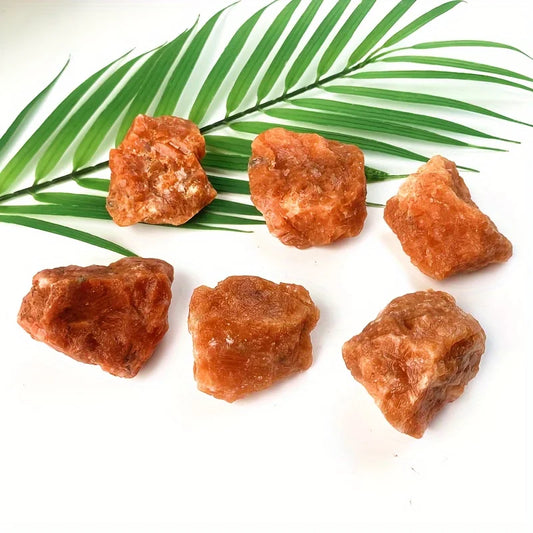 Natural Sunstone Raw Crystal Stone Home Decor Aromatherapy Ornament Healing