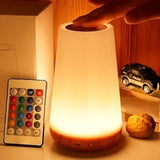 USB Rechargeable Touch Lamp 13 RGB Color Portable Night Light
