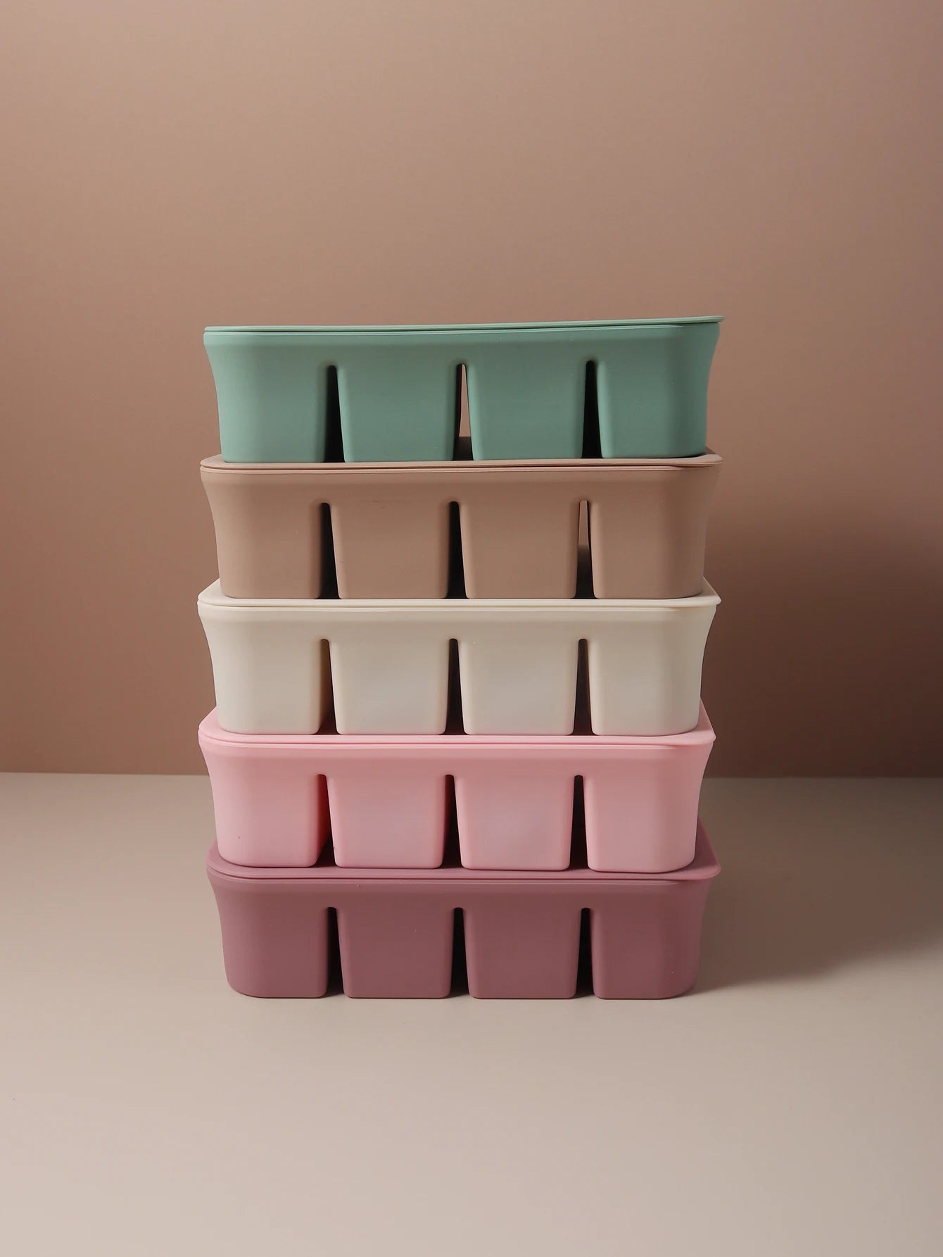 12 Grid Square Ice Cube Tray With Lid Freezer Mold