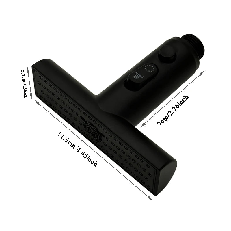 Kitchen 3 Modes Waterfall Faucet Extender Sprayer Head Filter Nozzle Faucet Connector Mixers Tap Accessory