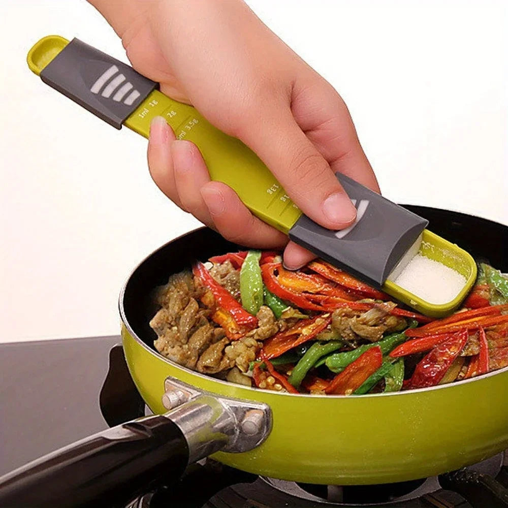 Kitchen Tools: Roasting Measuring Spoon With Scale, Grams, Household Salt Spoon, Coffee Measuring Spoon Adjustable Spoon