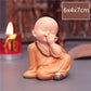 Mini Buddha Statue Tibetan Buddhist Monk Zen Garden Ornament