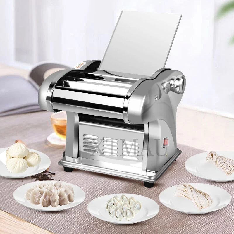 Electric Noodle Stainless Steel Dough Sheeter Dough Roller Automatic Pasta Maker Machine
