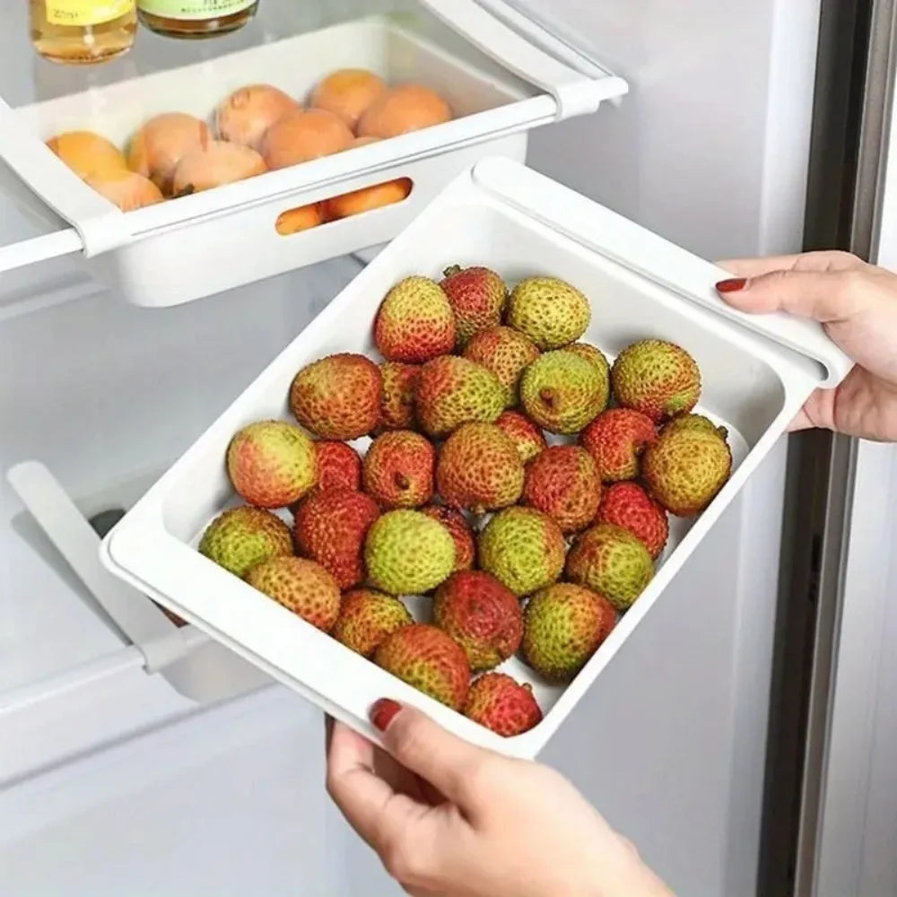 Multi-Functional Stackable Refrigerator Storage Drawers Egg Fruit Organizer