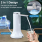 Electric Water Gallon Pump Foldable Rechargeable Desktop Drinking Dispenser
