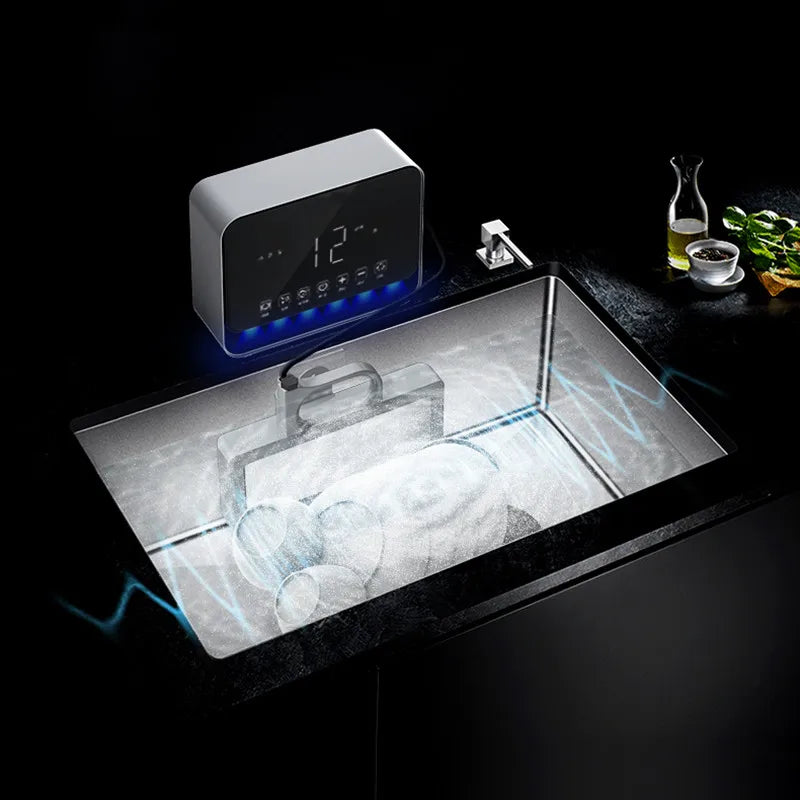 Ultrasonic Dishwasher Household Small Automatic Desktop Dishwasher Sink Installation-free Fruit And Vegetable Cleaning Machine