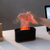 Flame Air Humidifier 7-Color LED Aroma Diffuser Auto-Off