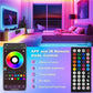 RGB LED Strip Lights APP Control Flexible Room Decoration Tape